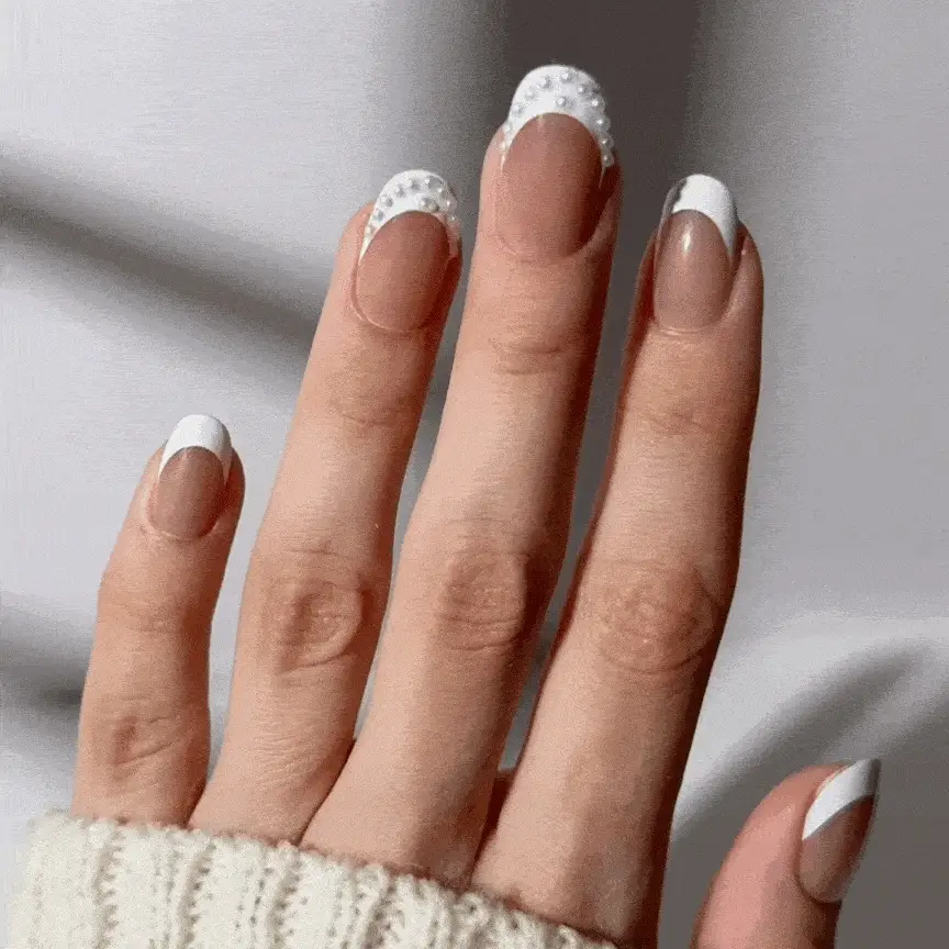Bridal Halo - Oval Sustainable Nails - Image 2