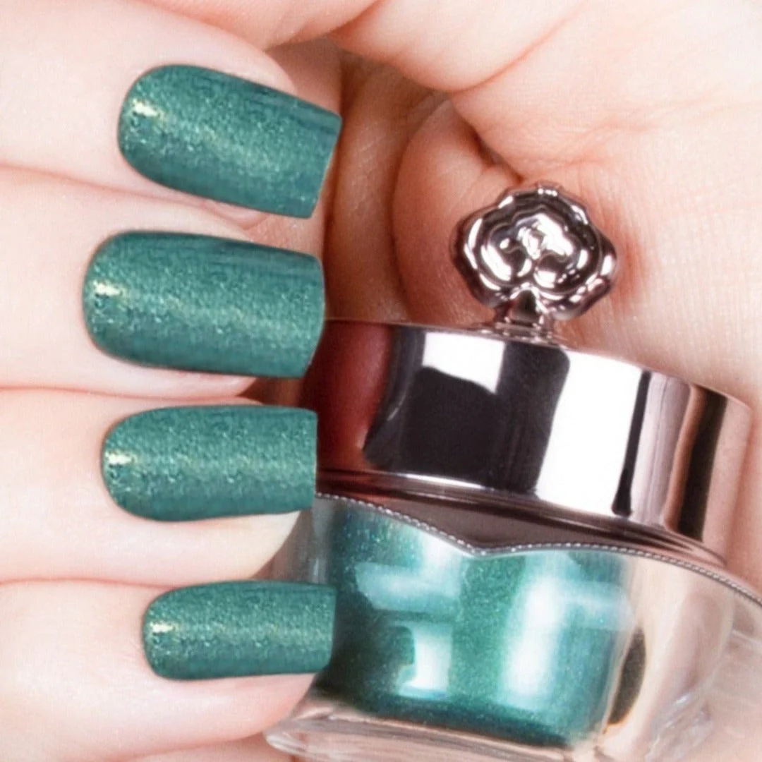 Dark Cyan - Classic Nail Powder - Image 3