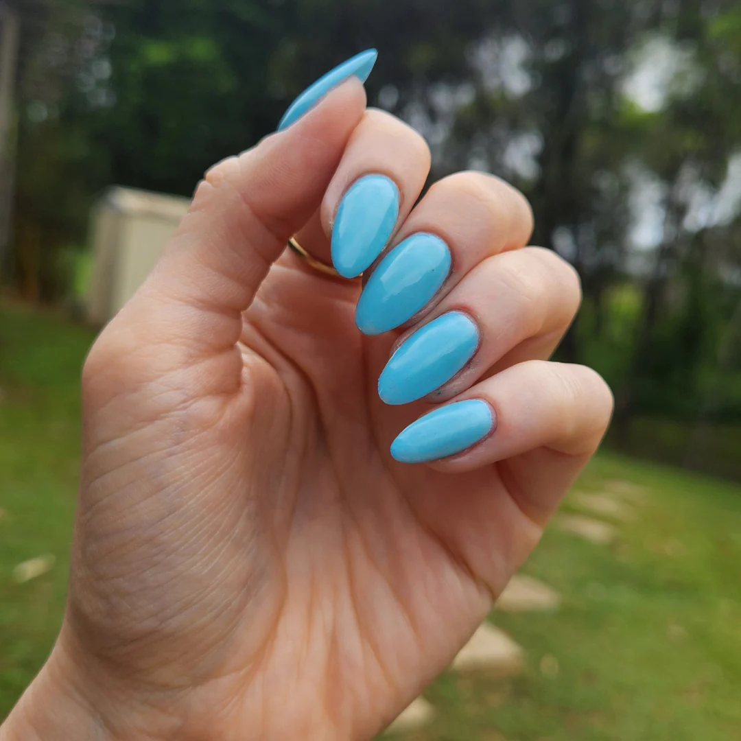 Dusty Blue - Matte Nail Powder - Image 3