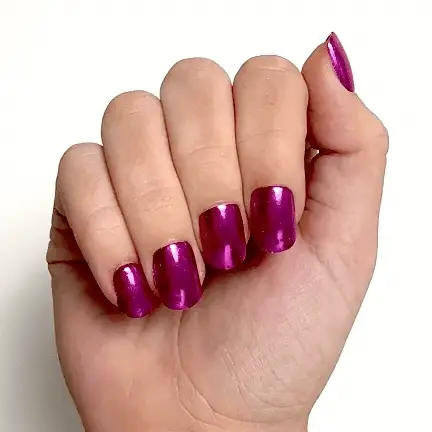 Fuchsia - Metallic Nail Powder - Image 2