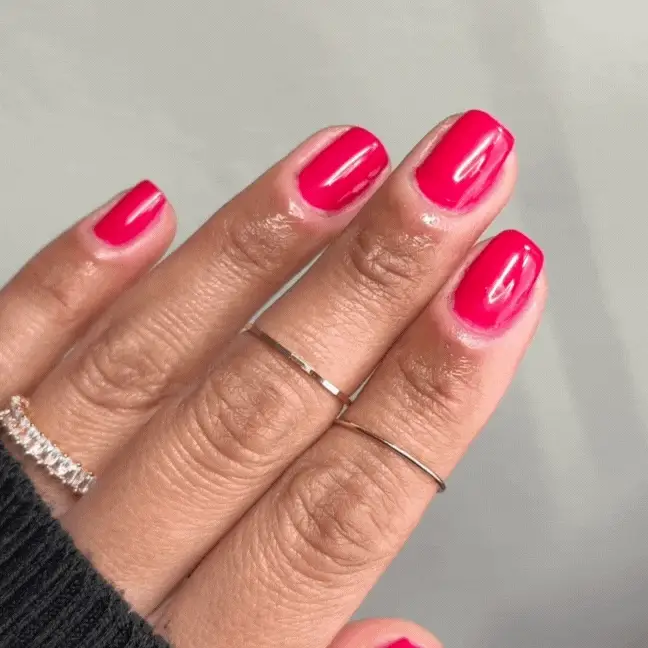 Glow Red - Classic Neon Nail Powder - Image 2