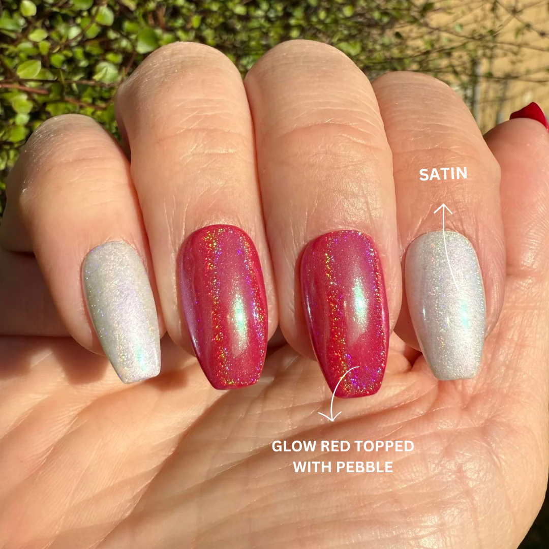 Glow Red - Classic Neon Nail Powder - Image 3
