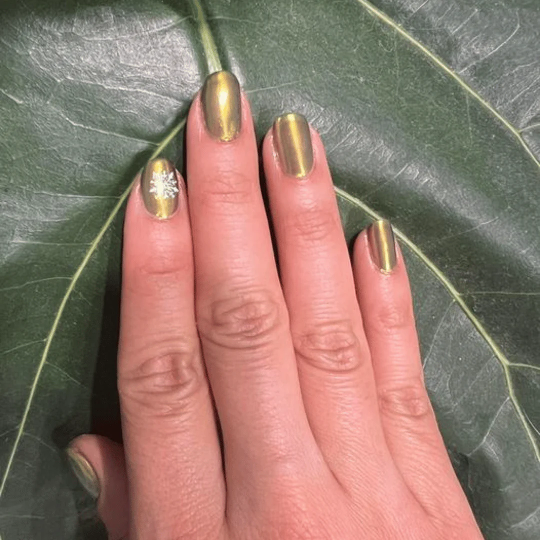 Golden - Shade Shift Metallic Nail Powder - Image 8