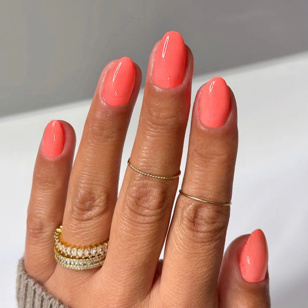 Hot Coral - Classic Nail Powder - Image 2