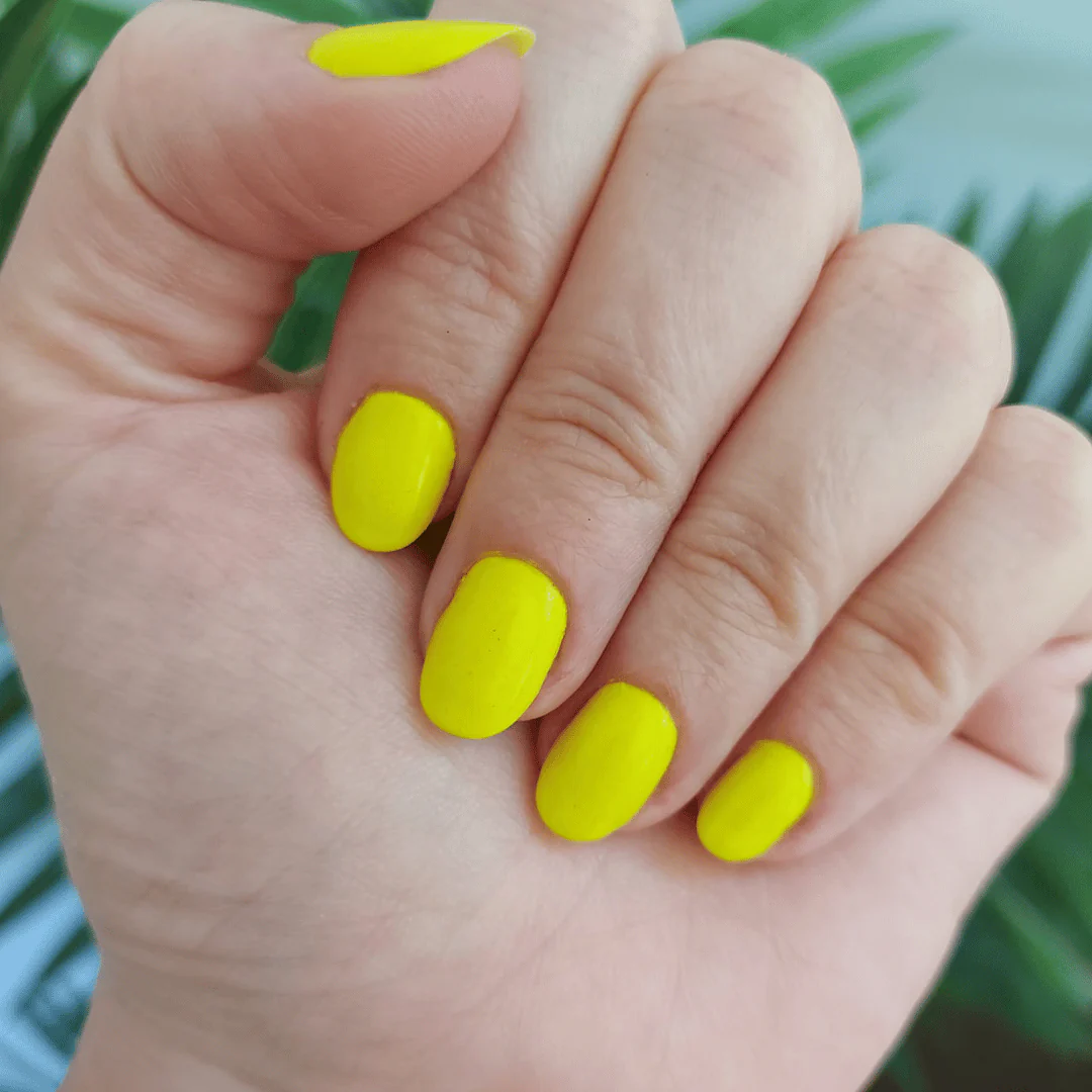 Lemon - Matte Neon Nail Powder - Image 5