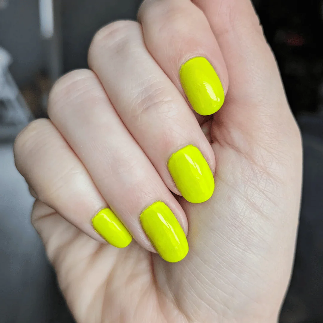 Lemon - Matte Neon Nail Powder - Image 6