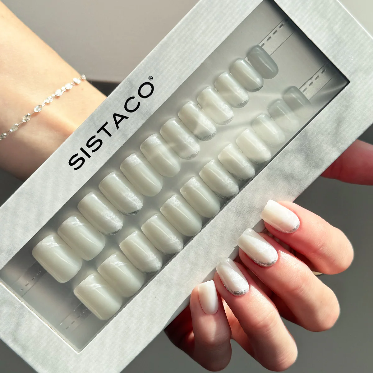 Milkstone - Square Sustainable Nails - Image 3