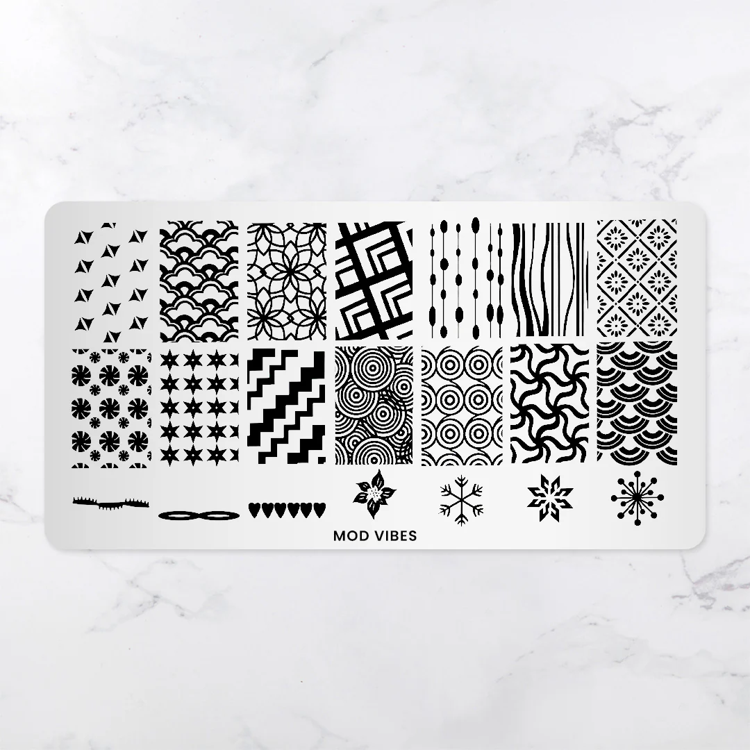 Mod Vibes - Pattern Press Template - Image 2