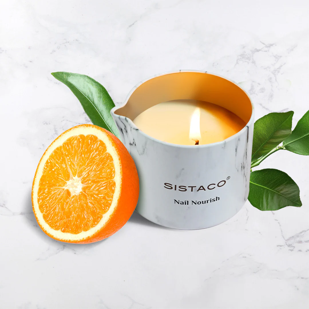 Nail Nourish Candle - Rose + Bergamot