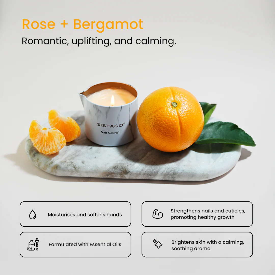 Nail Nourish Candle - Rose + Bergamot - Image 2