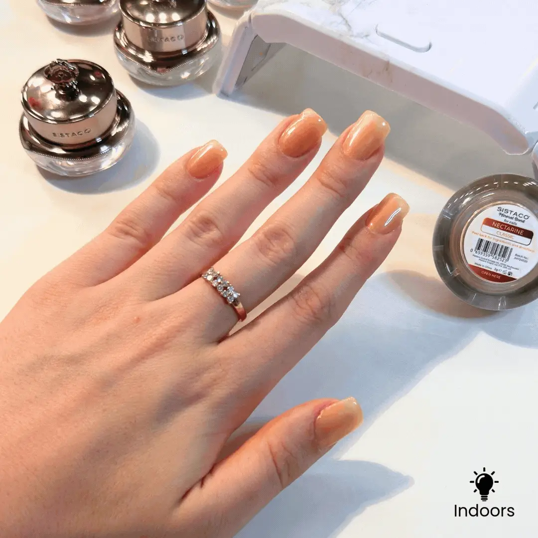 Nectarine - Classic Colour Changing Nail Powder - Image 4