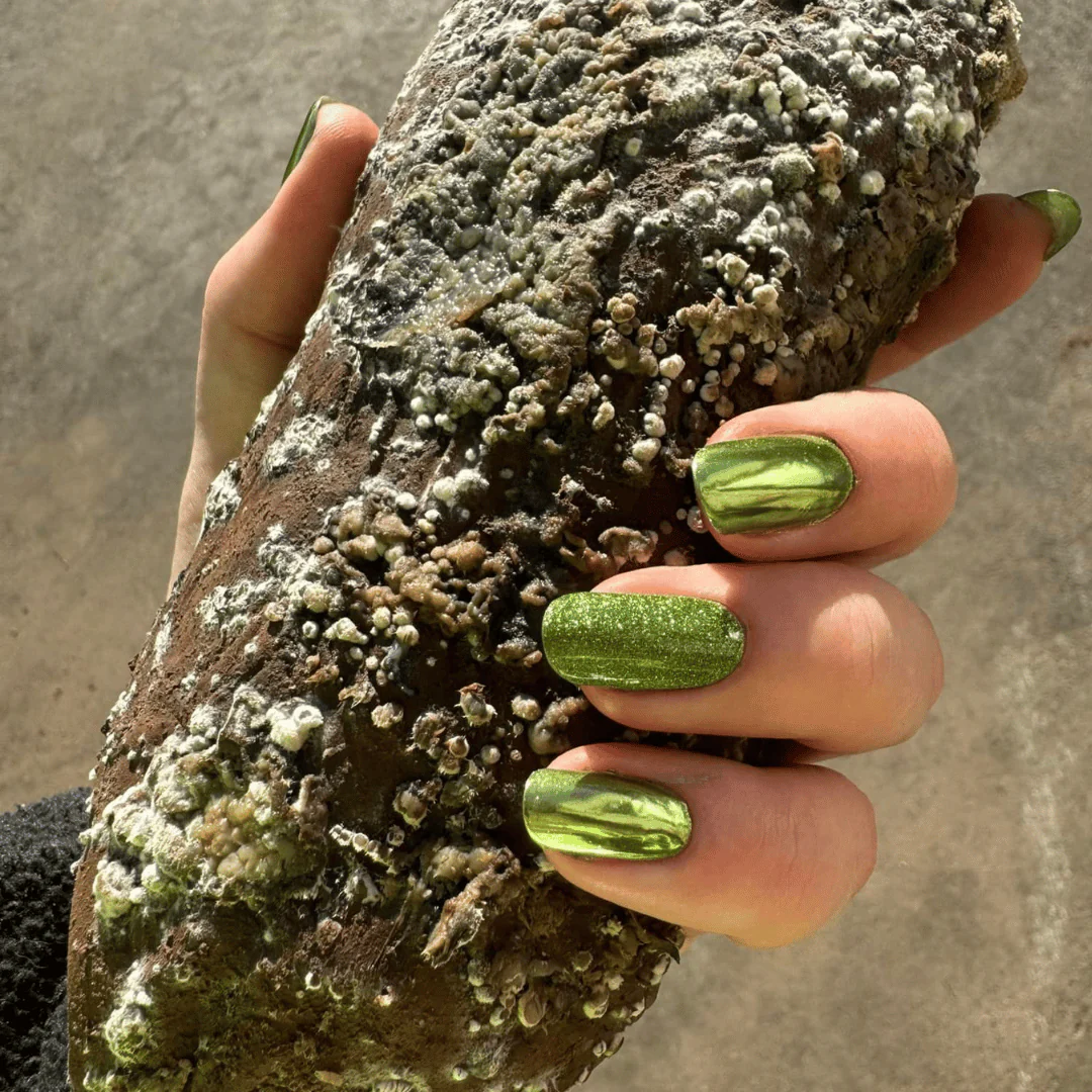 Olive - Metallic Nail Powder - Image 6