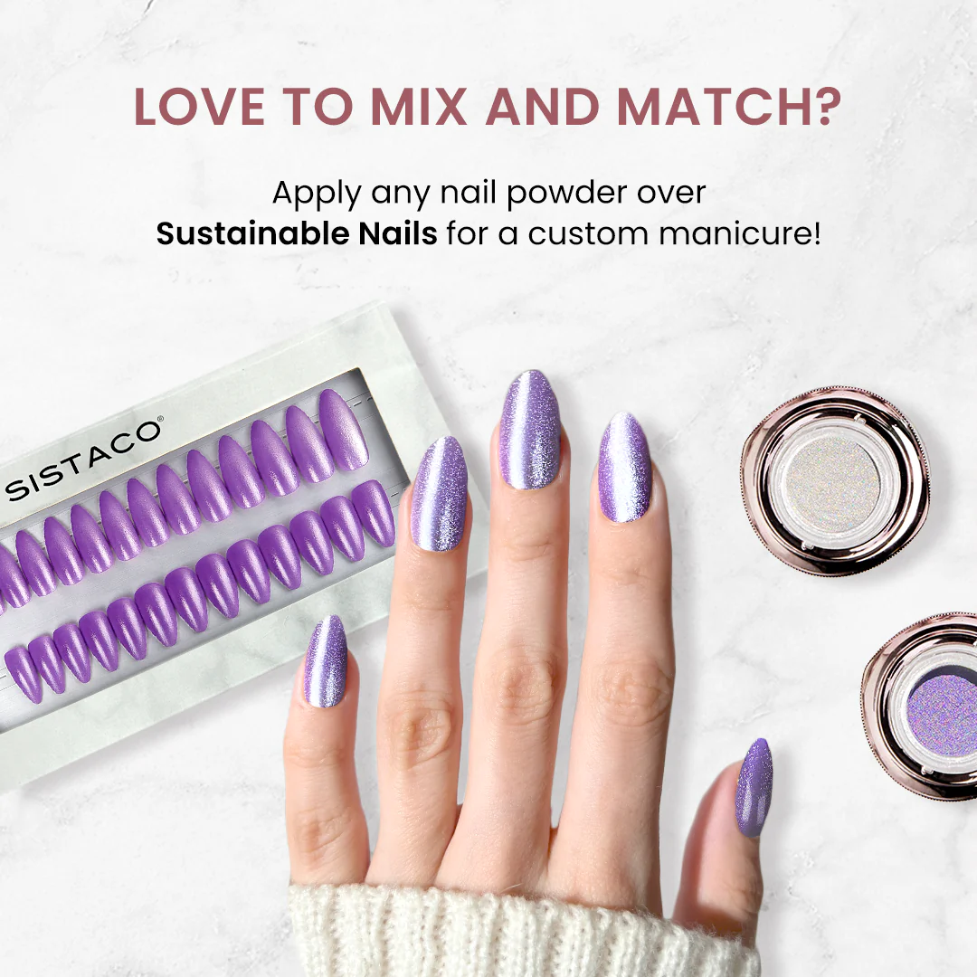 Petal Pressed - Oval Sustainable Nails - Image 4