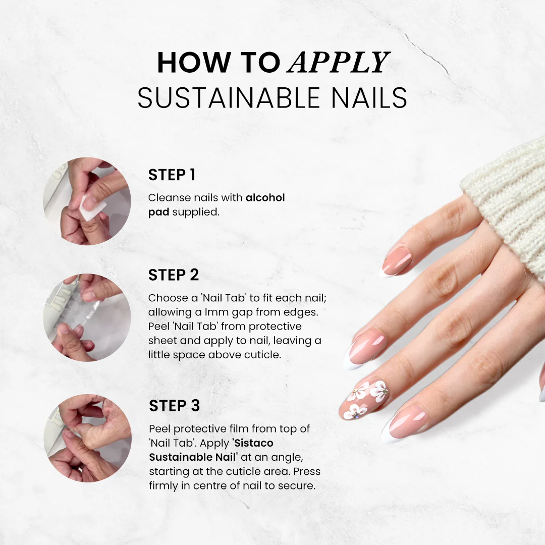 Petal Pressed - Oval Sustainable Nails - Image 6
