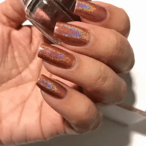 Pink Shatter - Holographic Nail Powder - Image 3