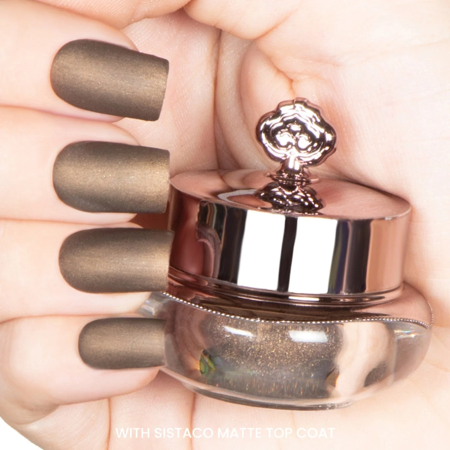 Sepia - Classic Nail Powder - Image 4