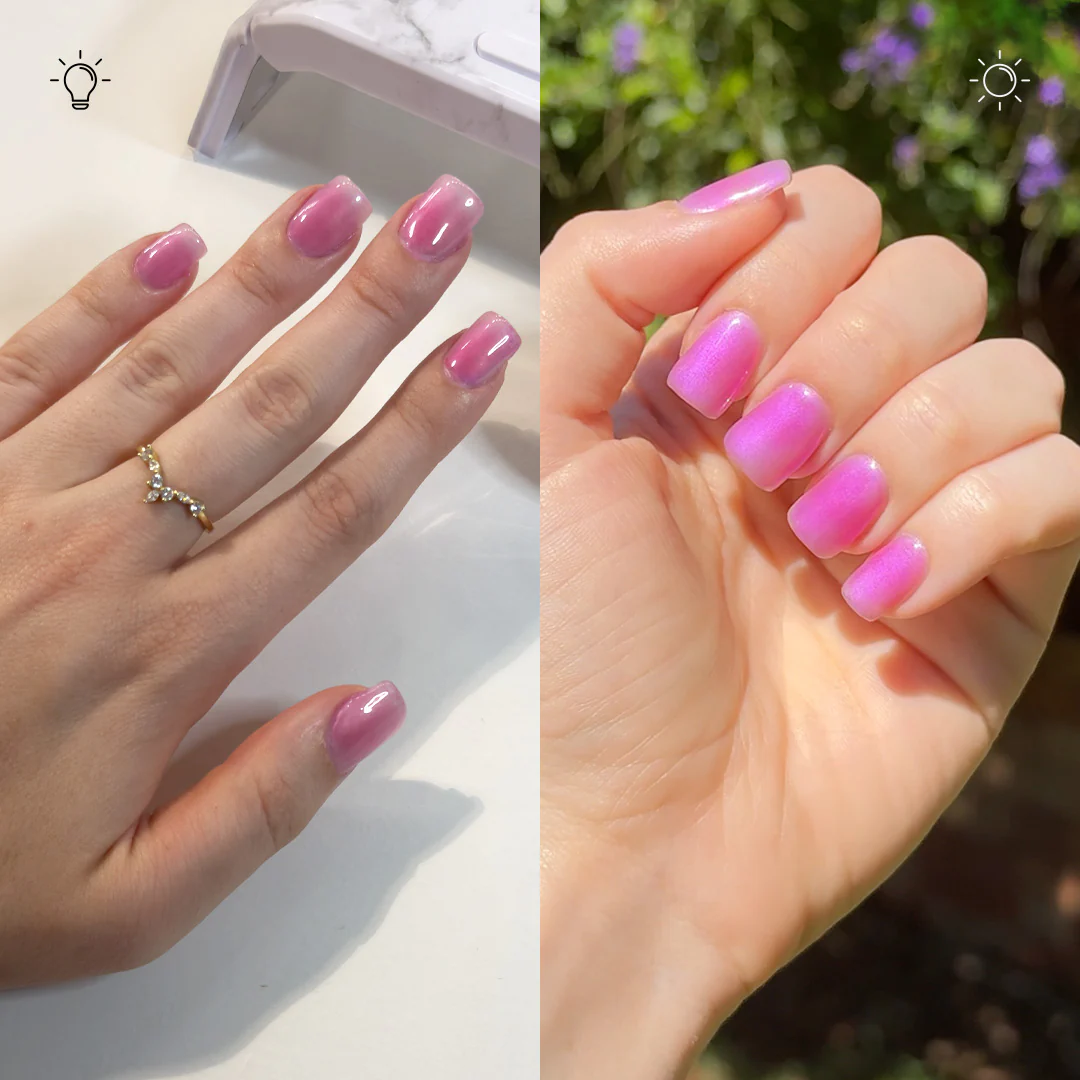 Sugarplum - Classic Colour Changing Nail Powder - Image 3