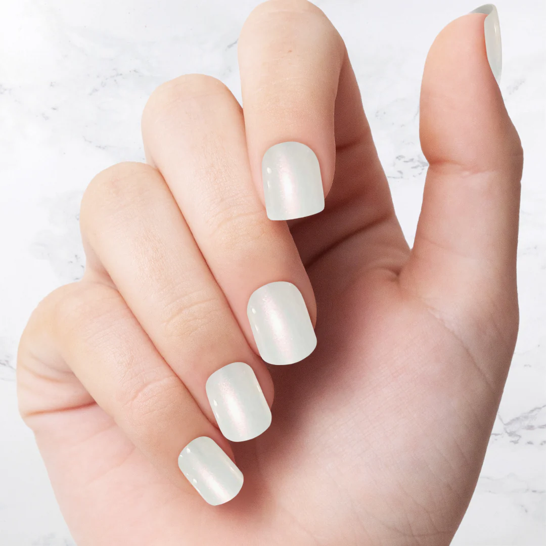 Alabaster Glazed - Square - Sustainable Nails - Image 2