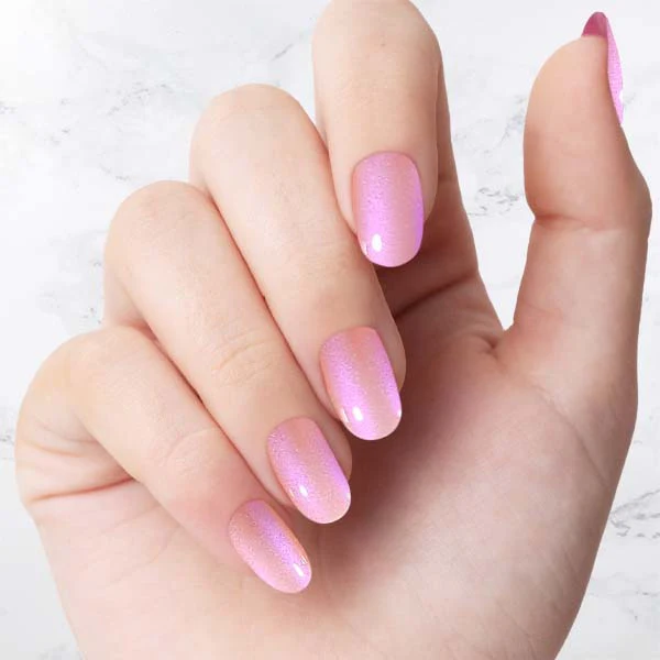 French Rose Glazed - Oval Sustainable Nails - Image 2