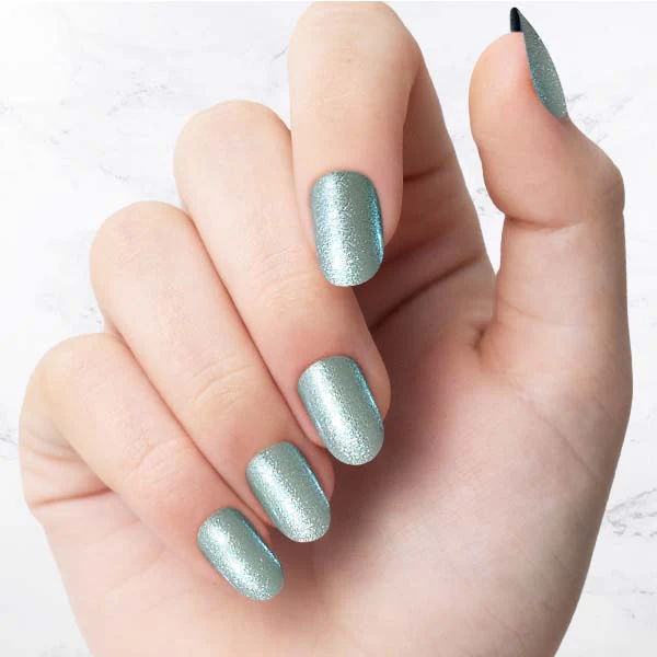 Mint Glazed - Oval Sustainable Nails - Image 2