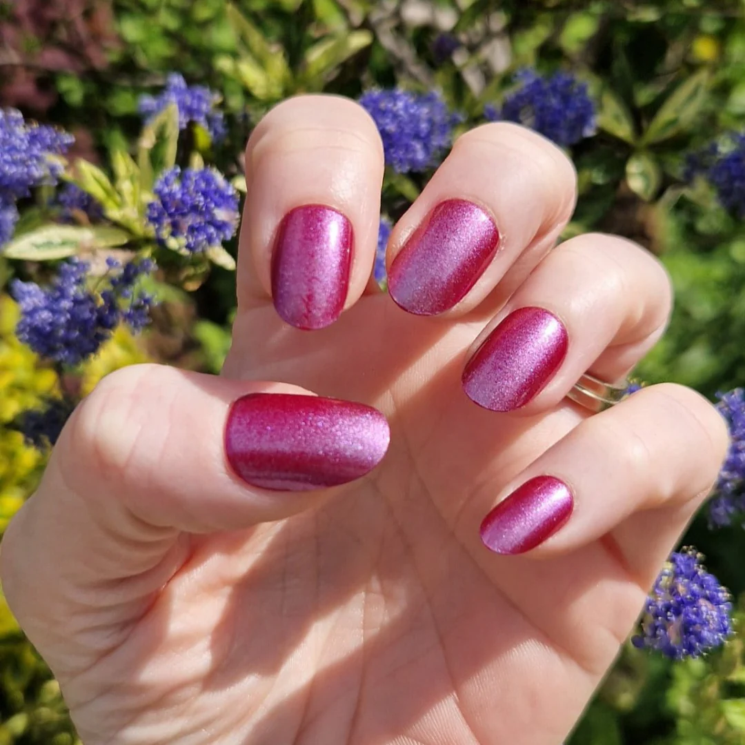 Old Mauve - Oval Sustainable Nails - Image 3