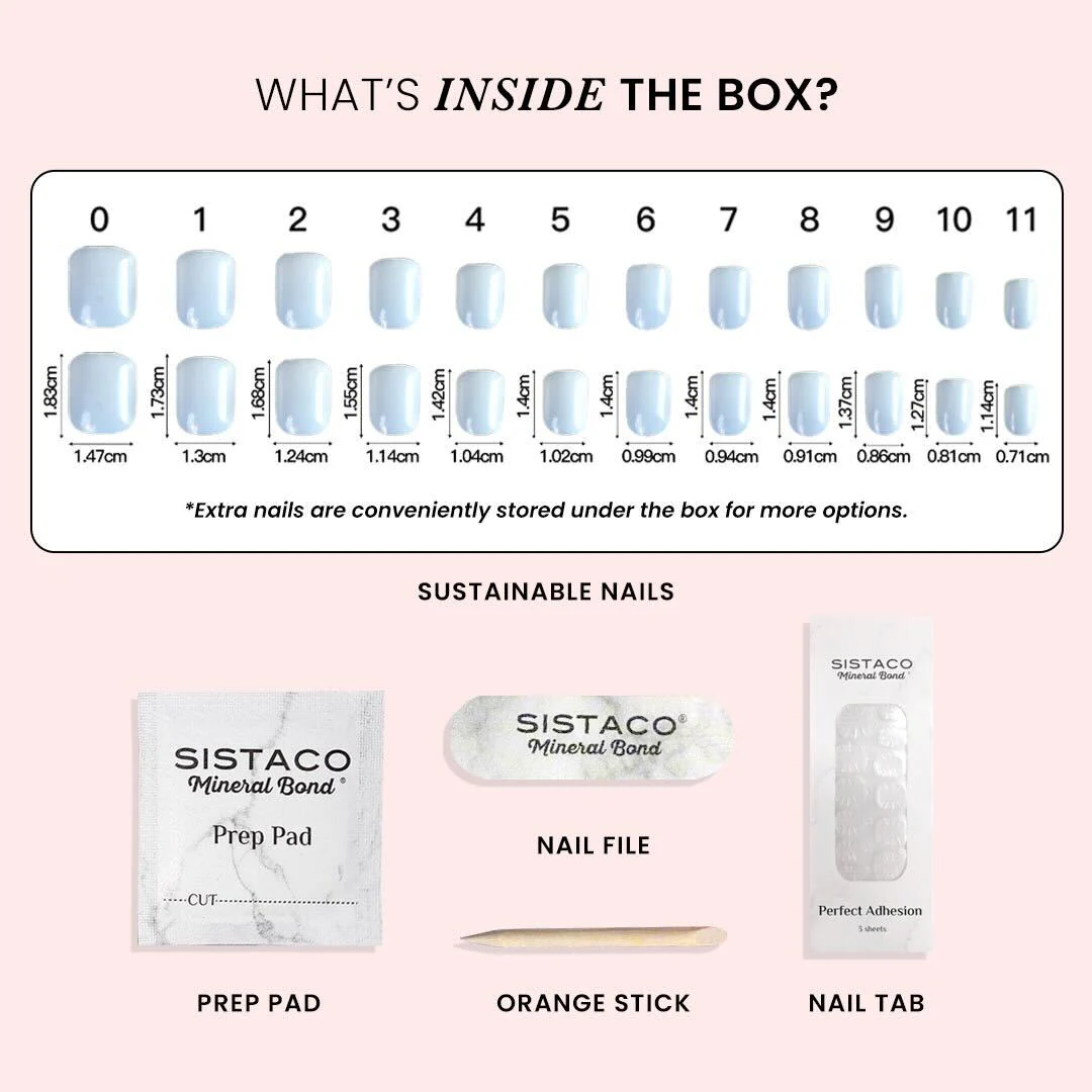 3 Piece Sustainable Nails Pack + 1 FREE - Image 6