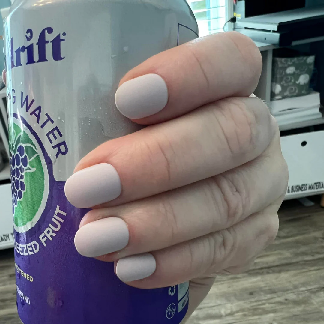 Pink Tint - Oval Sustainable Nails - Image 2