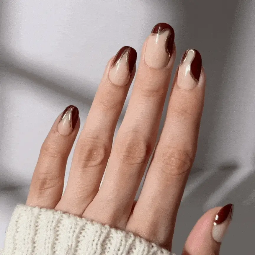 Velour Nights - Oval Sustainable Nails - Image 2