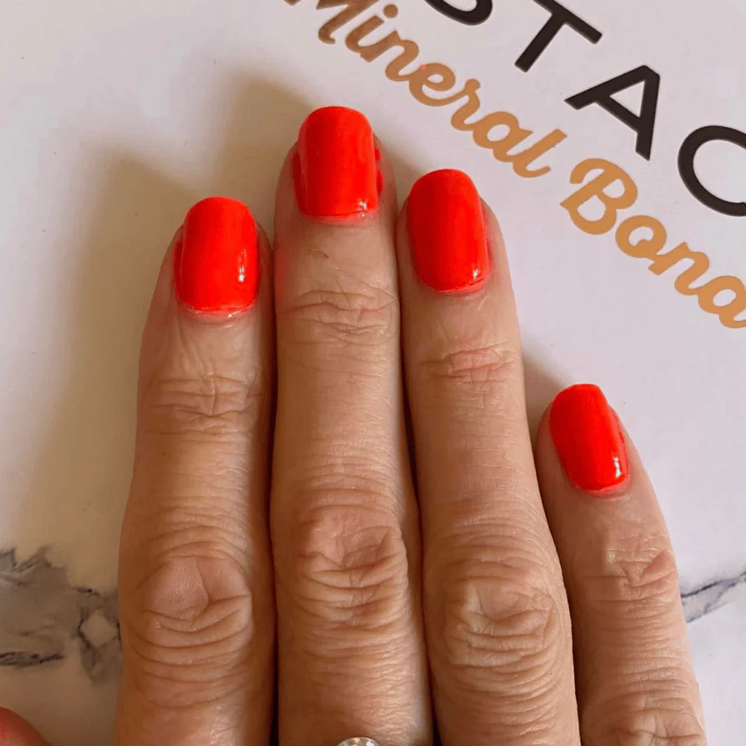 Vibrant Orange  - Matte Neon Nail Powder - Image 5