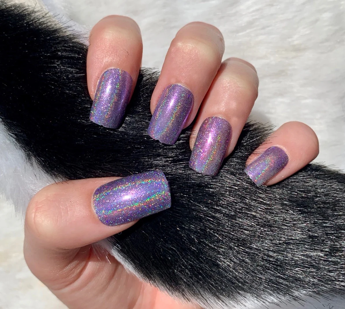 Violet Sky - Holographic Nail Powder - Image 4